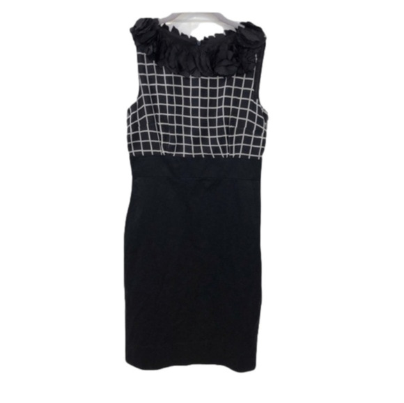 Taylor Dresses Windowpane Dress - Picture 1 of 9